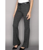 Grey Check Pont� Boot Cut Trousers