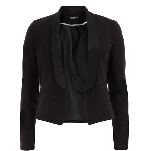 Tall Black Satin Trim Tux