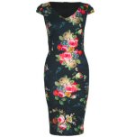 Floral Bouquet Bodycon Dress