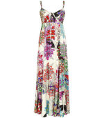 Handkerchief Print Maxi Dress