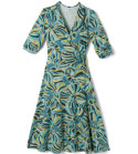 Printed Wrap Dress