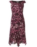 Cowl neck dress with glitter