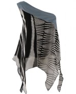 Zebra Print One Shoulder Top